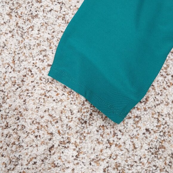 3302 Size 1X Anthony Two Piece Pant Set In Hunter Green and Camel - Picture 3 of 10